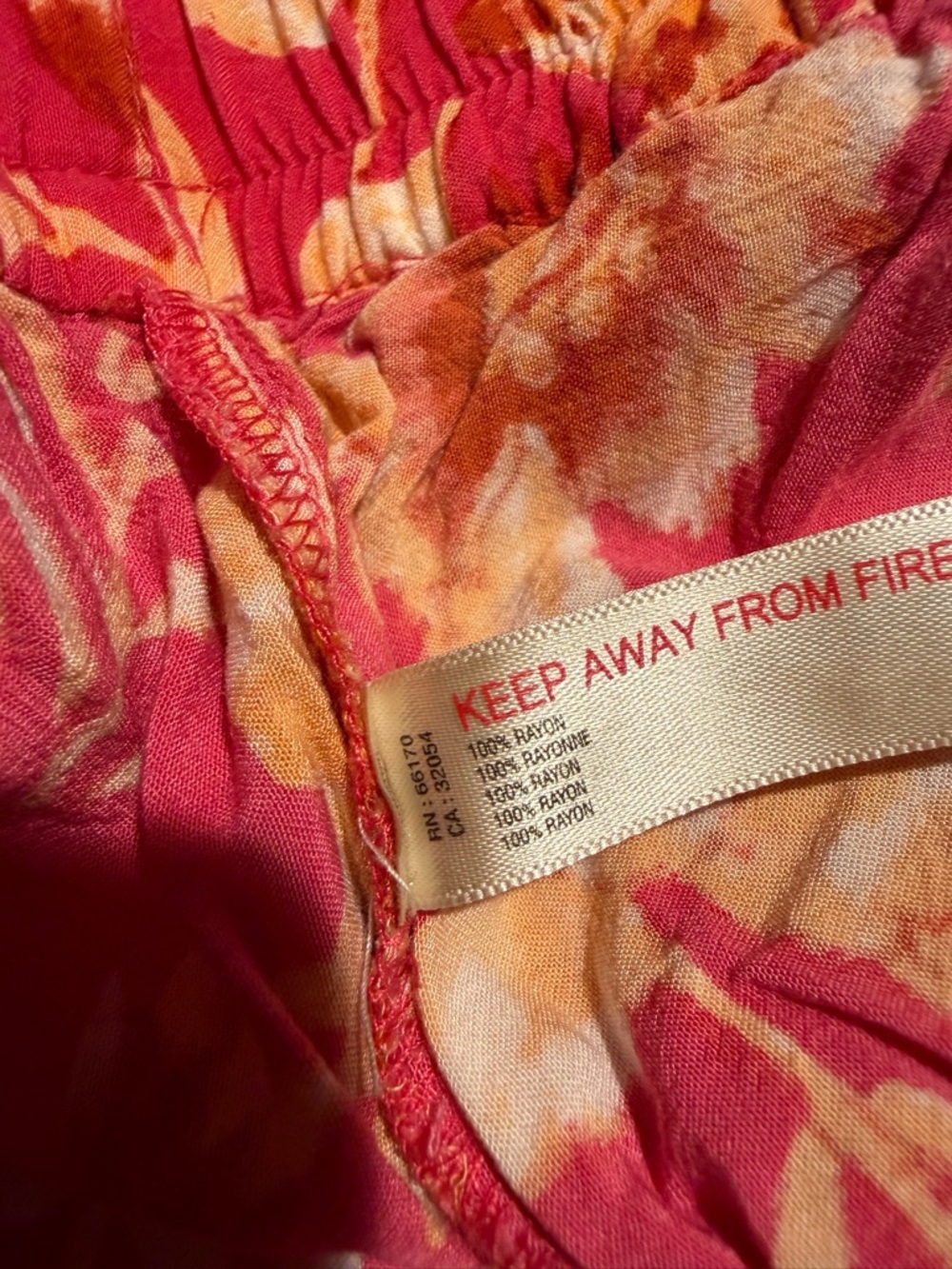 Anthropologie Kari Boho Floral Wide-Leg Wovne Pajama Pants Small - Picture 6 of 6